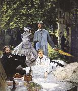 Claude Monet Luncheon on the Grass painting